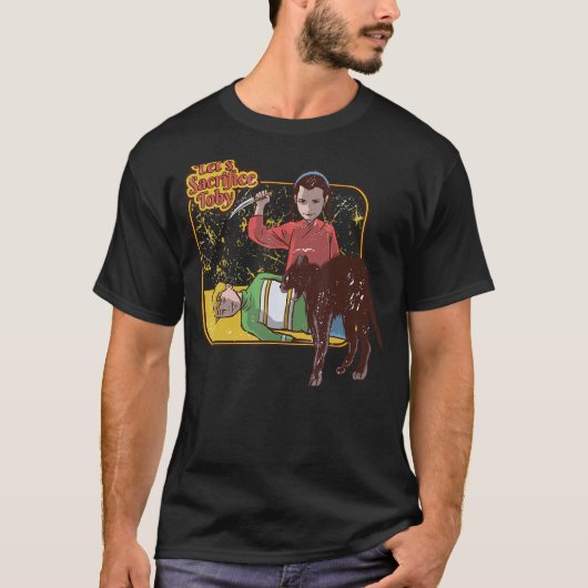 Retro Funny Opfen wir Toby Parody Adult Humo T-Shirt (Vorderseite)