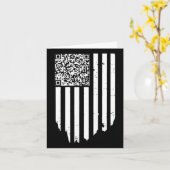 Retro Funny Qr Trump Tanzcode Karte (Gelbe Blume)