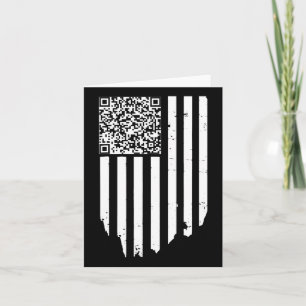 Retro Funny Qr Trump Tanzcode Karte