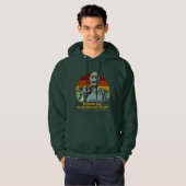 Retro funny robot needs oiling hoodie (Vorne ganz)