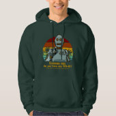 Retro funny robot needs oiling hoodie (Vorderseite)