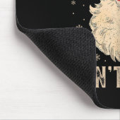 Retro Funny Santa Dental Hygienist I Know You Didn Mousepad (Ecke)