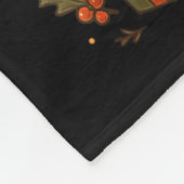 Retro Funny Santa Tis The Season Christmas Doodles Fleecedecke (Ecke)