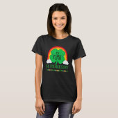 Retro Funny Shamrock Irish Happy 1st St.Patrick's  T-Shirt (Vorne ganz)