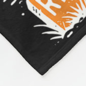 Retro Funny Skeleton Staub und Knochen Motel Spook Fleecedecke (Ecke)