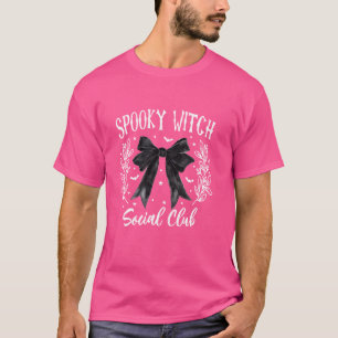 Retro Funny Social Hexe Social Club Spooky Jahresz T-Shirt