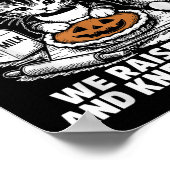 Retro Funny Spooky Biscuits Club Frische Pasta mac Poster (Ecke)