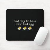 Retro Funny Thanksgiving Dinner Bad Day To Be A De Mousepad (Mit Mouse)