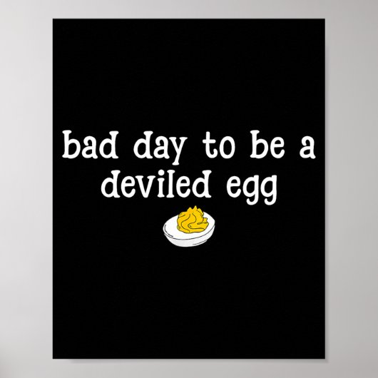 Retro Funny Thanksgiving Dinner Bad Day To Be A De Poster (Vorne)