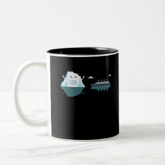 Retro Funny Titanic Iceberg 1912 Cruis Vessel Zweifarbige Tasse