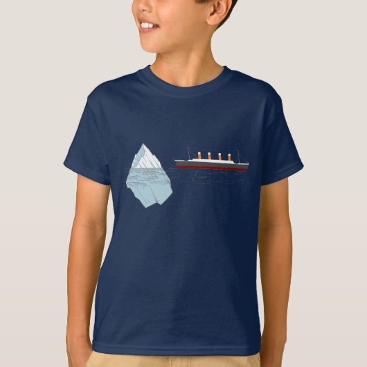 Retro Funny Titanic Ship 1912 T-Shirt (Vorderseite)