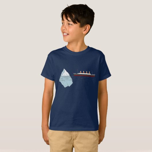 Retro Funny Titanic Ship 1912 T-Shirt (Vorne ganz)
