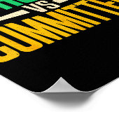 Retro Funny Trendy Sarcastic Saying Catholics Vs C Poster (Ecke)