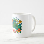 Retro Funny Turtle Muschel Yeah ihren Sommer Kaffeetasse (VorderseiteRechts)