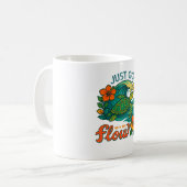 Retro Funny Turtle Muschel Yeah ihren Sommer Kaffeetasse (Vorderseite Links)