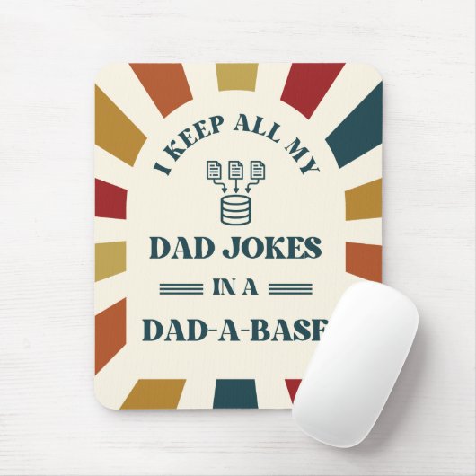 Retro Funny Vater Jokes Fathers Tagesgeschenk für Mousepad (Mit Mouse)