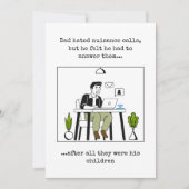 Retro Funny Vatertag Karte (Vorderseite)