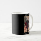 Retro Funny Walking In A Winter Wonderland Merry C Kaffeetasse (VorderseiteRechts)