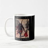 Retro Funny Walking In A Winter Wonderland Merry C Kaffeetasse (Links)