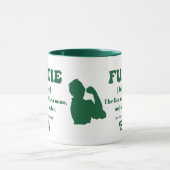 Retro Funtie Definition Personalisiert Auntie Tass Tasse (Zentrum)
