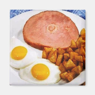 Retro für Abendessen Magnet