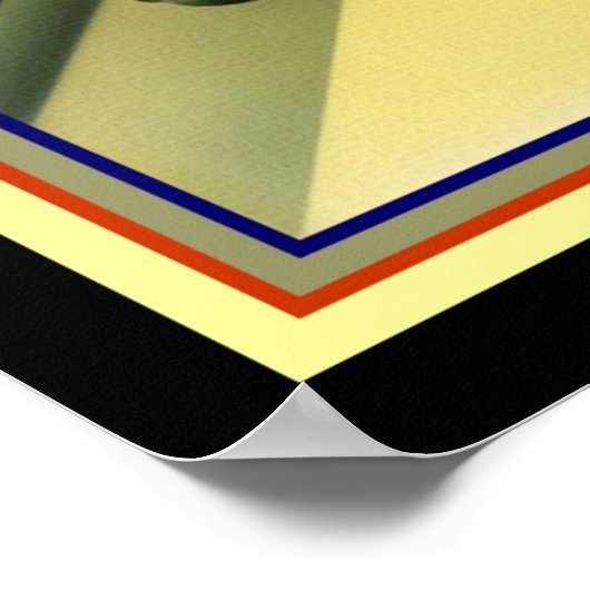 Retro Furturistic Bohn Ad Print 16 x 20 Poster (Ecke)