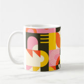Retro Fusion Mug – Colourful Abstract Coffee Cup   Kaffeetasse (Links)