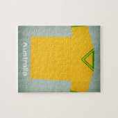 Retro Fußball Jersey Australien Puzzle (Horizontal)