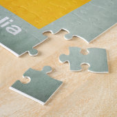 Retro Fußball Jersey Australien Puzzle (Seite)