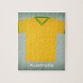 Retro Fußball Jersey Australien Puzzle