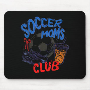 Retro-Fußball-Mütter-Club-Eiskaffee-Sportmutter Mousepad
