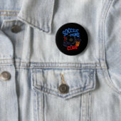 Retro-Fußball-Mütter-Club Eiskaffee-Srts-Mama Button (Beispiel)
