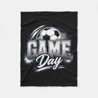 Retro-Fußball-Spieltag-Shirt Männer Frauen Kinder Fleecedecke