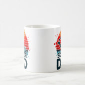 Retro Fußball-Vater Kaffeetasse (Mittel)
