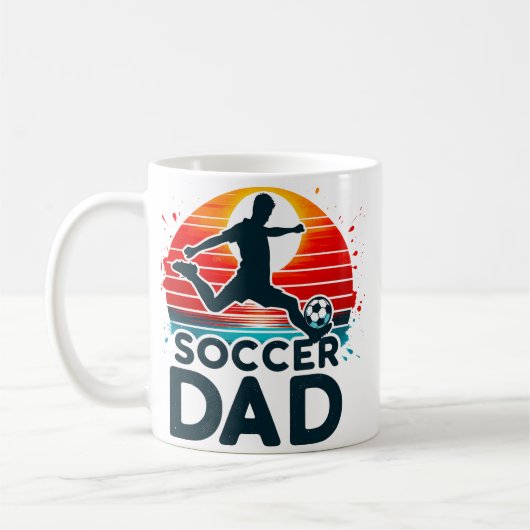 Retro Fußball-Vater Kaffeetasse (Links)