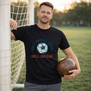 Retro-Fußballtraining für Erwachsene zum Verbesser T-Shirt