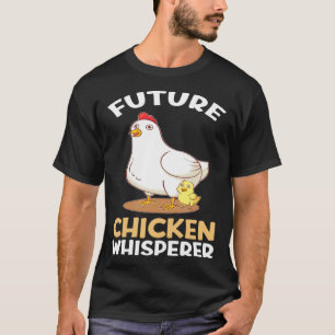 Retro Future Hühnerbauer Flüsterer für Kinder T-Shirt