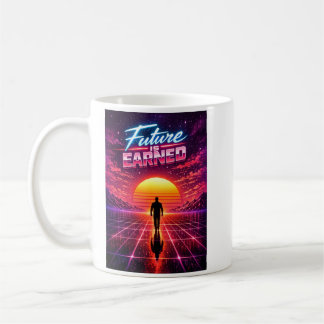 Retro Future Motivation Poster Kaffeetasse