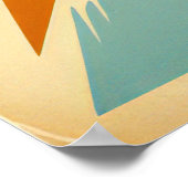 Retro Futurism Sci-Fi Space Exploration Wall Art Poster (Ecke)