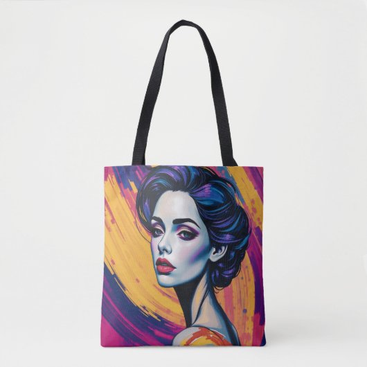 Retro Futurismus Beauty Tasche (Vorderseite)