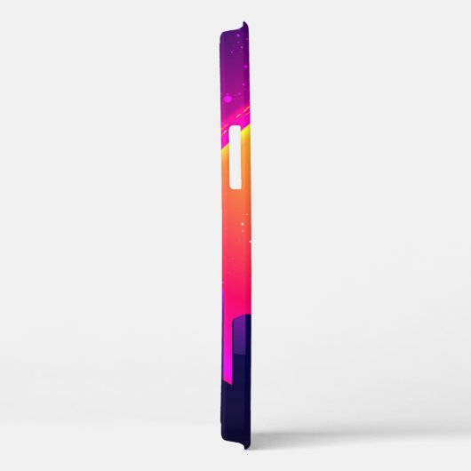 Retro Futurismus. futuristische Synth-Wave-Illustr Case-Mate iPhone Hülle (Rückseite / Rechts)