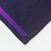 Retro Futurismus. futuristische Synth-Wave-Illustr Fleecedecke (Ecke)