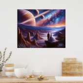 Retro Futurismus Poster (Küche)