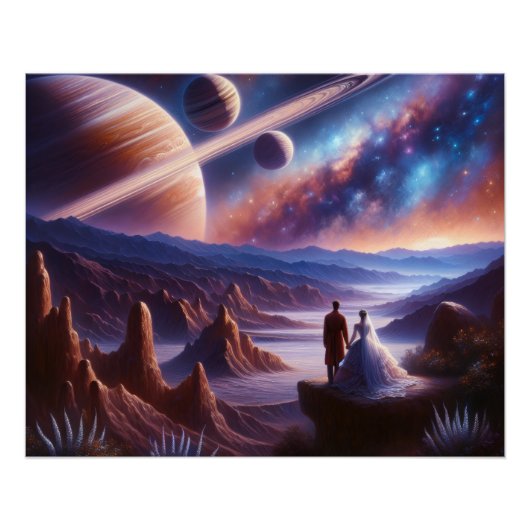 Retro Futurismus Poster (Vorderseite)