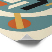 Retro-Futurist Mid-Century-Modern Poster (Ecke)