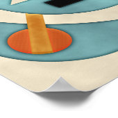 Retro-Futurist Mid-Century-Modern Poster (Ecke)