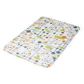 Retro Futuristic Badematte (Schrägansicht)