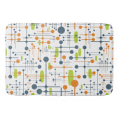 Retro Futuristic Badematte (Vorderseite)