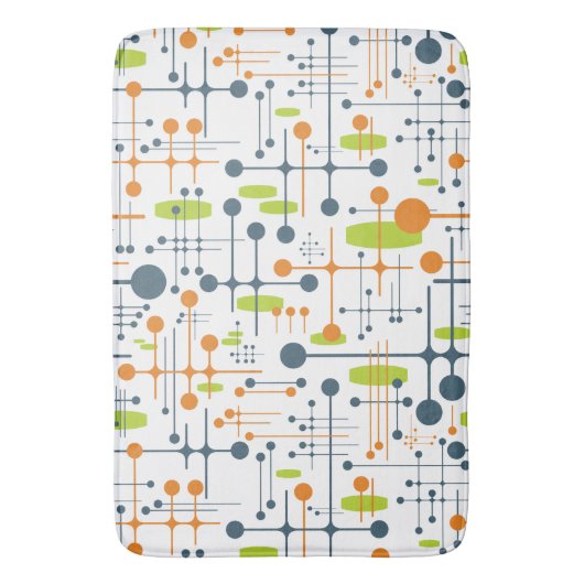 Retro Futuristic Badematte (Vorderseite Vertikal)