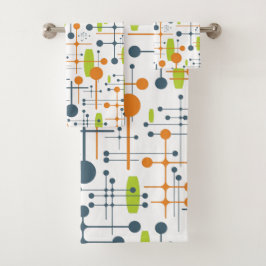 Retro Futuristic Badhandtuch Set